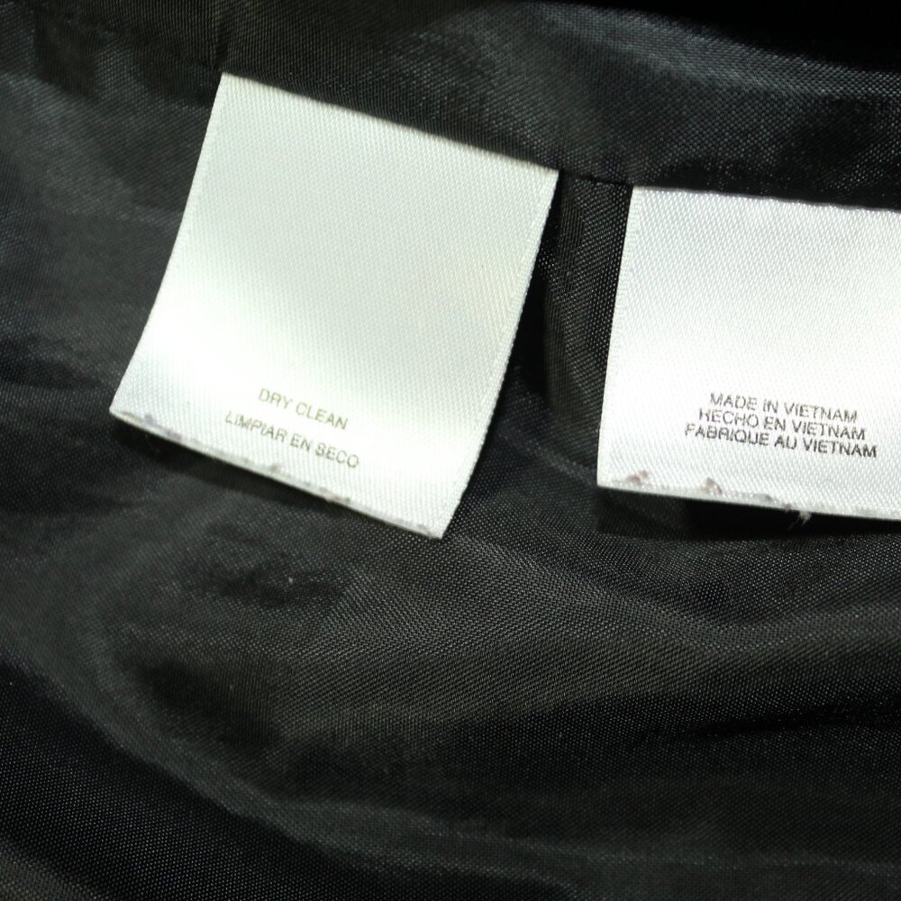 Kasper Women's Size 4 Black White Open Front Blazer MINT! - Picture 8 of 8